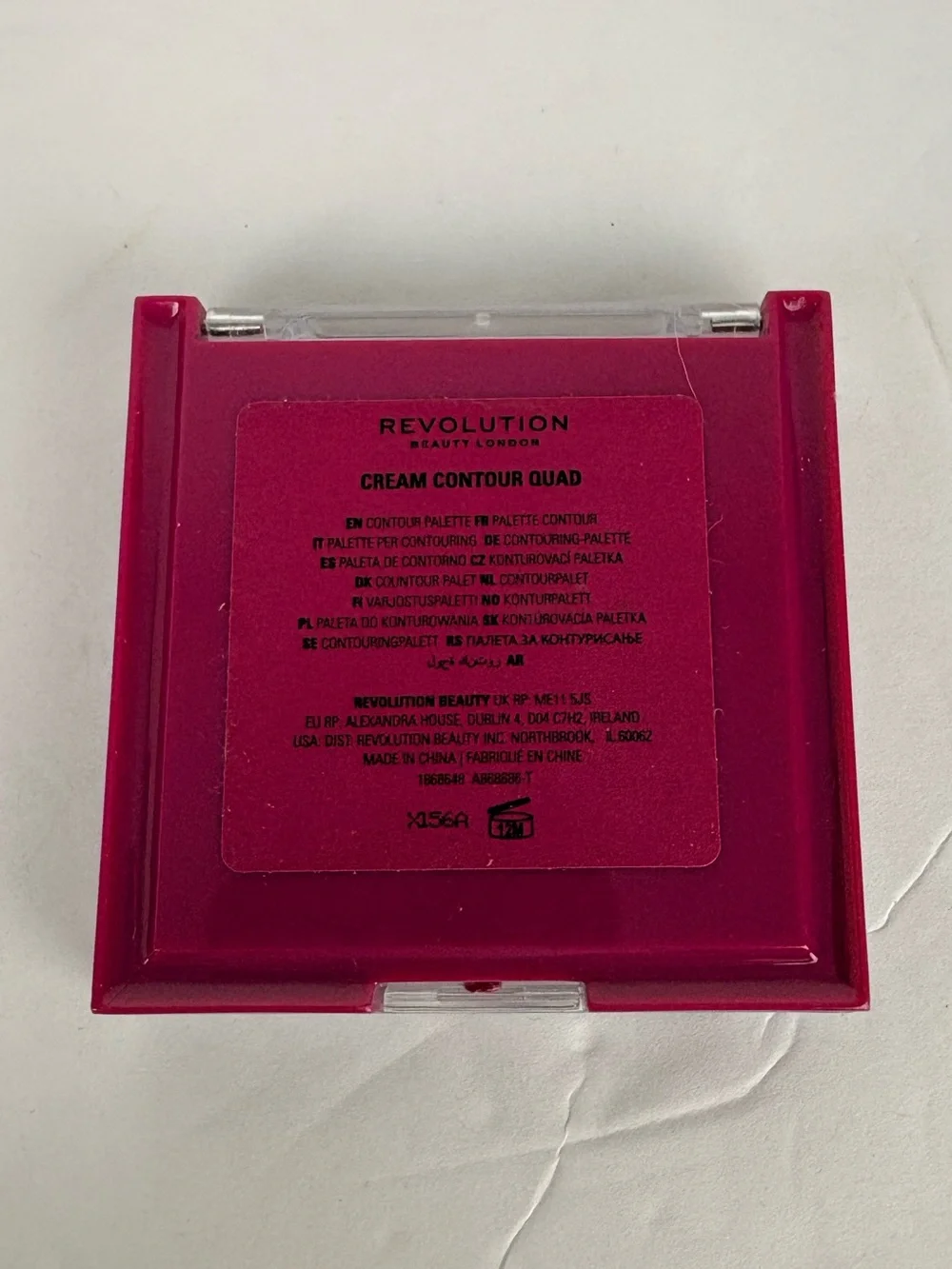 Revolution Beauty Cream Contour Quad Palette 0.05 Fl oz x 4 NEW